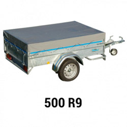 Bâche plate pour bagagère 500 R9 1.85x1.35 m