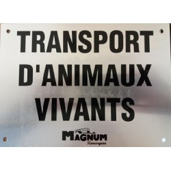 Autocollant Transport Animaux Vivants ADHESIF I HLV Remorques