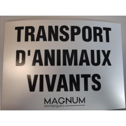 Autocollant "Transport d'animaux vivants"