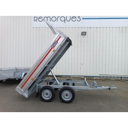 BENNE 2 ESSIEUX PTC 750 KG