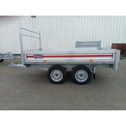 PLATEAU 2 ESSIEUX PTC 750 KG